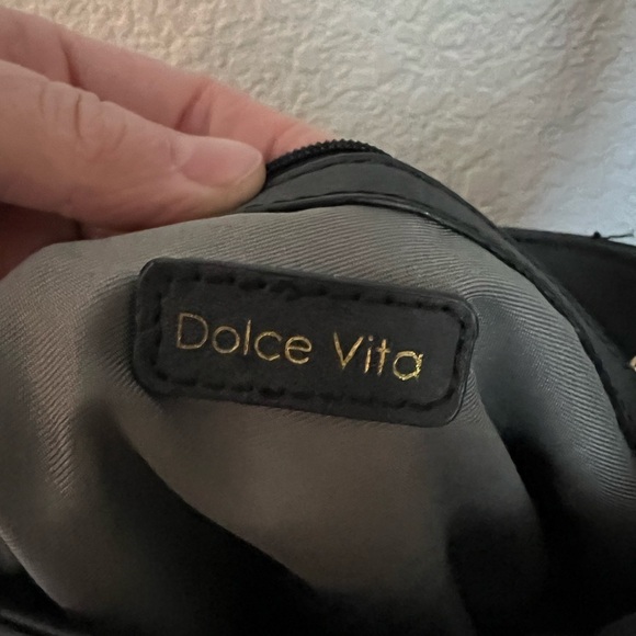 Dolce Vita crossbody mixed color fringe adjustable strap gold hardware - Picture 6 of 10